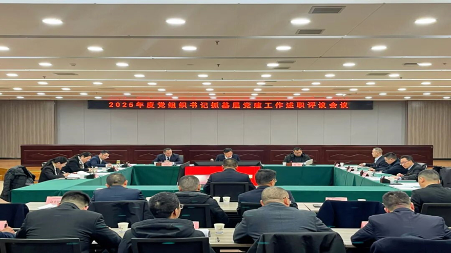 綿投集團(tuán)黨委召開2025年度黨組織 書記抓基層黨建工作述職評議會議